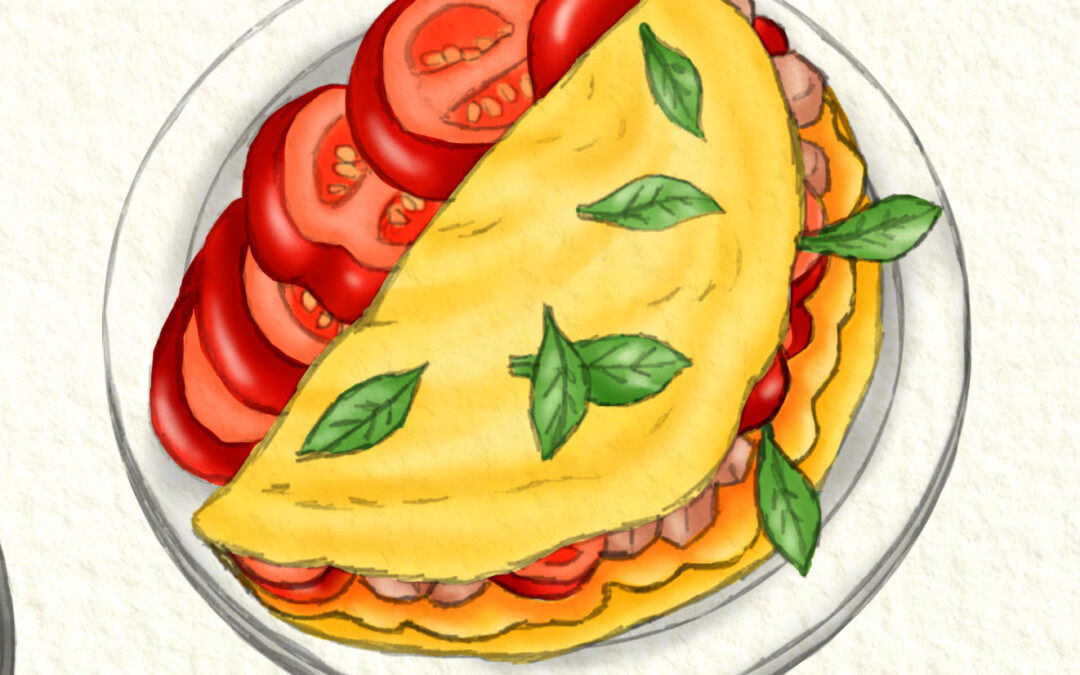 How To Make An Omelet Draw My Recipes