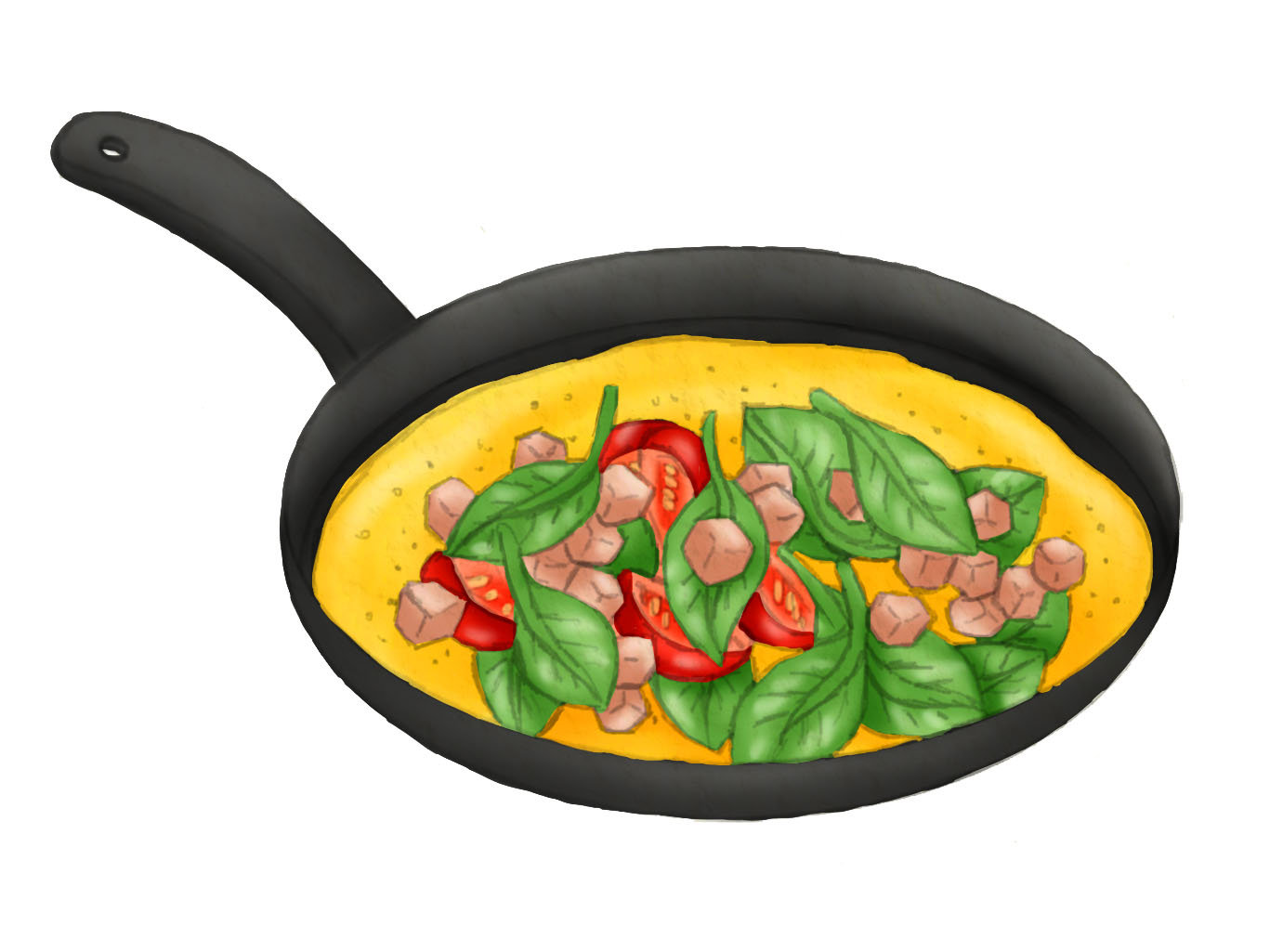 omelet illustration
