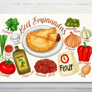 Beef Empanadas Recipe Postcard