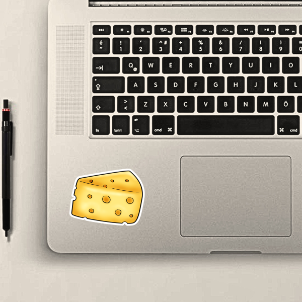 Cheese Vinyl Sticker