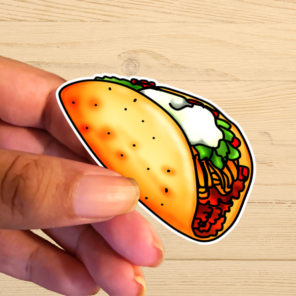 Taco Vinyl Sticker