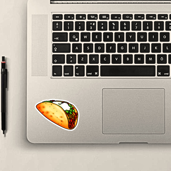 Taco Vinyl Sticker