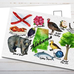 Alabama State Postcard