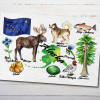 Alaska State Postcard