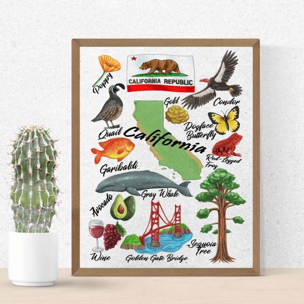 California State Art Print