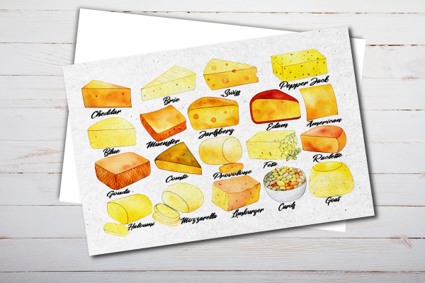Cheese Postcard