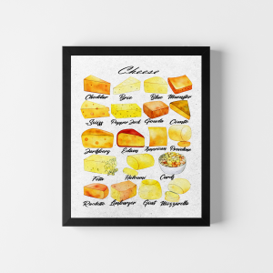 Cheese Wall Art Print