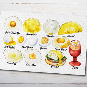 Eggs Postcard