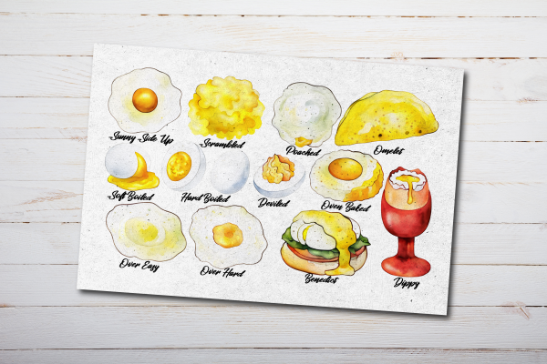 Eggs Postcard