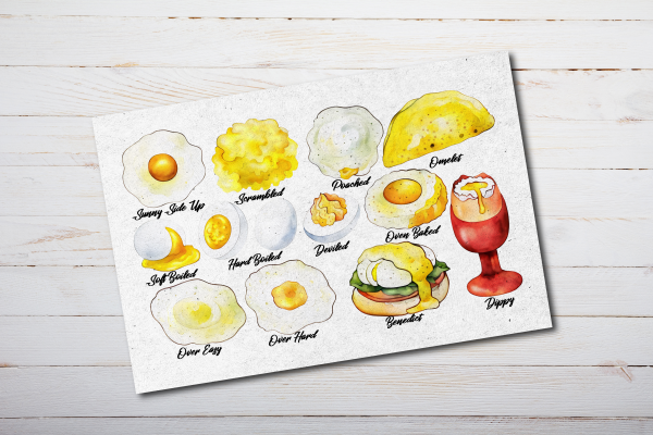 Eggs Postcard