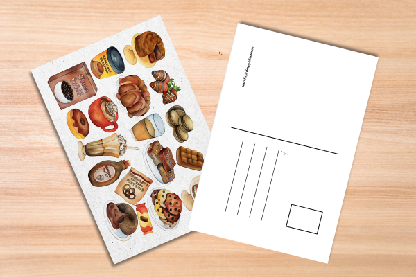Chocolate Foods Postcard - Image 4