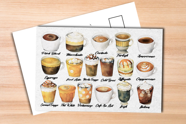 Coffee Postcard