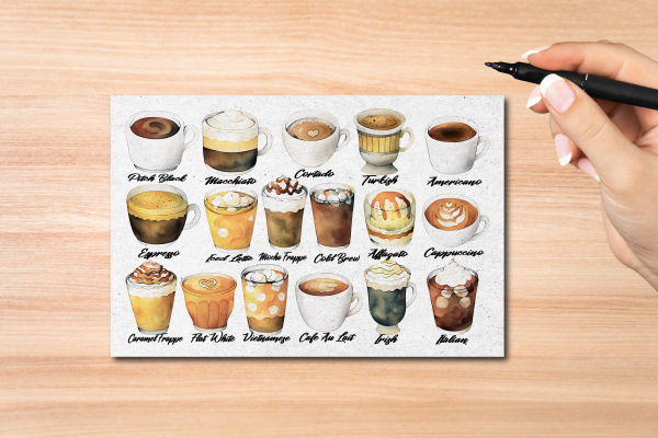 Coffee Postcard