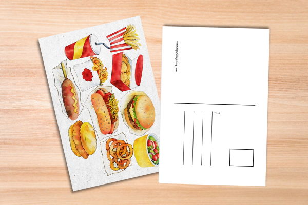 Fast Food Postcard - Image 4