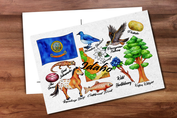 Idaho State Postcard