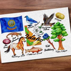 Idaho State Postcard