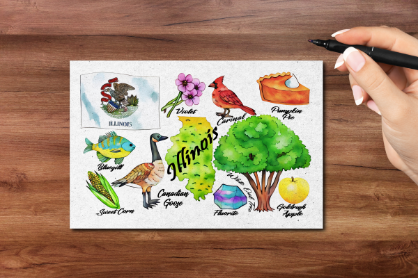 Illinois State Postcard
