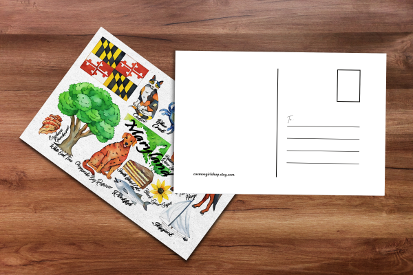 Maryland State Postcard