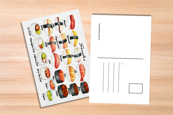 Sushi Postcard - Image 4
