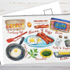 Bacon And Eggs Recipe Postcard
