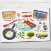 Bacon And Eggs Recipe Postcard