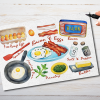 Bacon And Eggs Recipe Postcard
