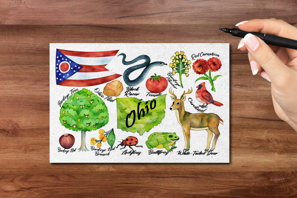 Ohio State Postcard