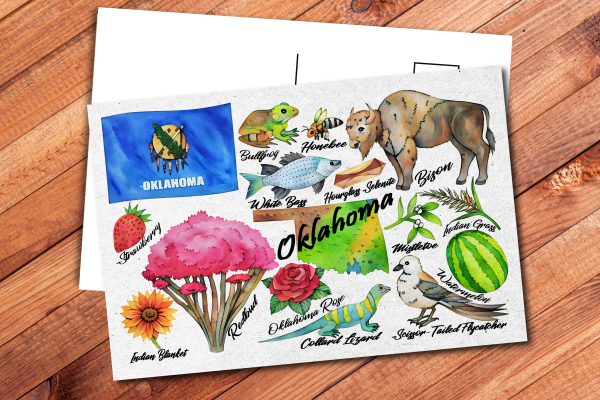 Oklahoma State Postcard