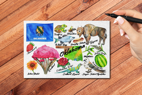 Oklahoma State Postcard