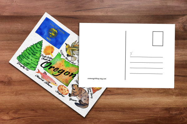 Oregon State Postcard