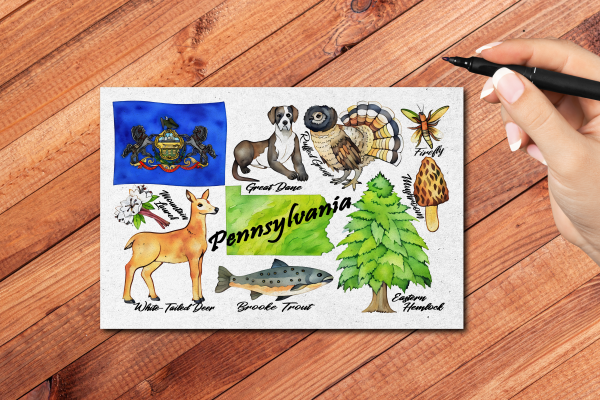 Pennsylvania State Postcard