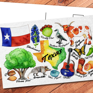 Texas State Postcard