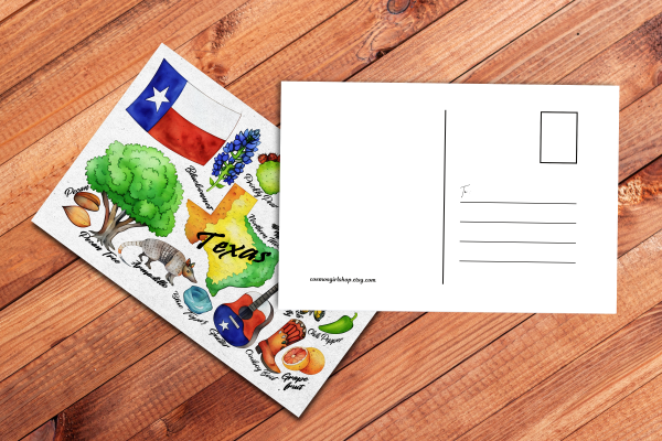 Texas State Postcard