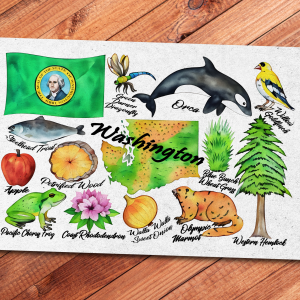 Washington State Postcard
