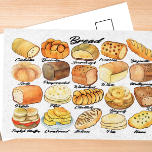 Bread Postcard