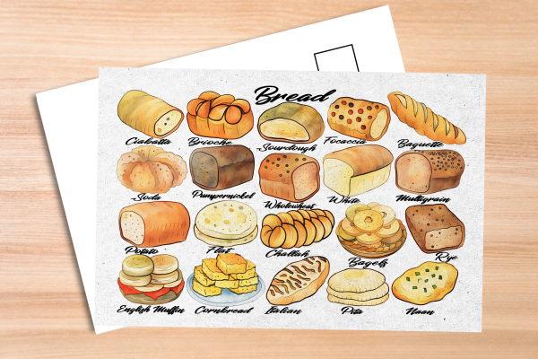 Bread Postcard