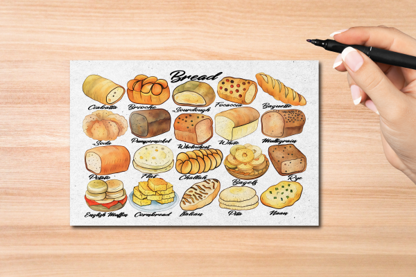 Bread Postcard