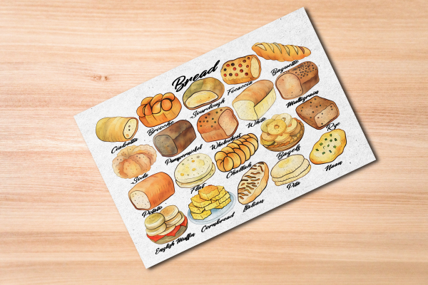 Bread Postcard
