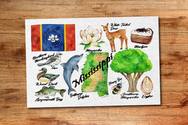 Mississippi State Postcard