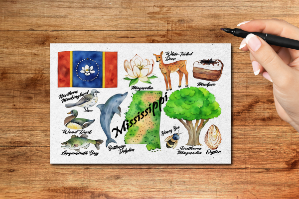 Mississippi State Postcard