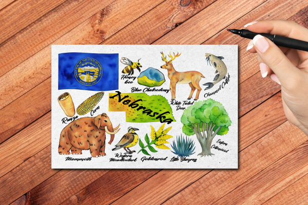 Nebraska State Postcard