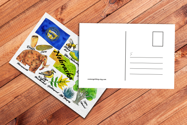Nebraska State Postcard