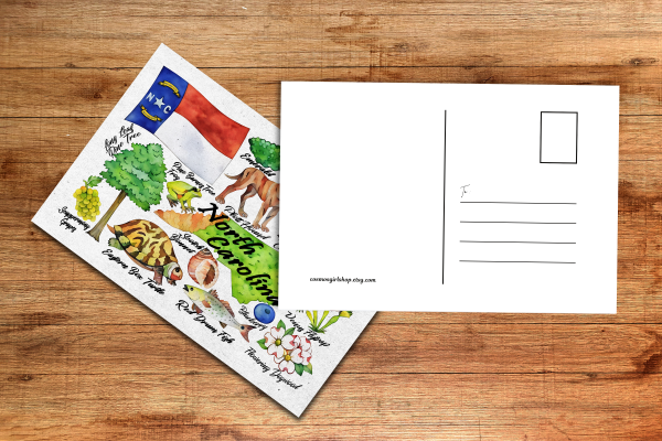 North Carolina State Postcard