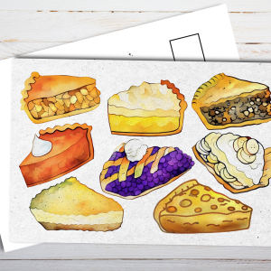 Pie Postcard
