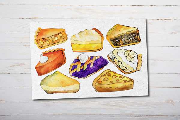 Pie Postcard