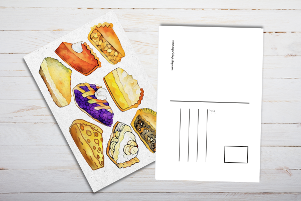 Pie Postcard