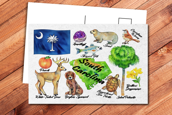 South Carolina State Postcard