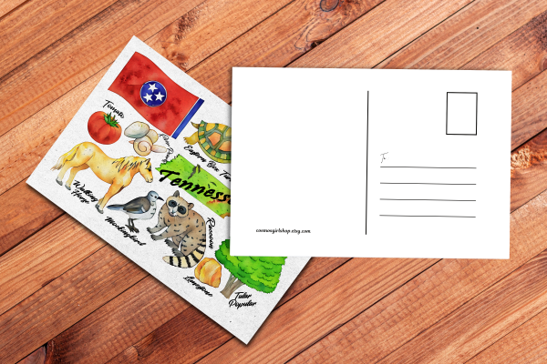 Tennessee State Postcard