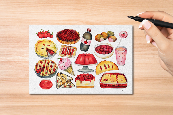 Cherry Foods Postcard