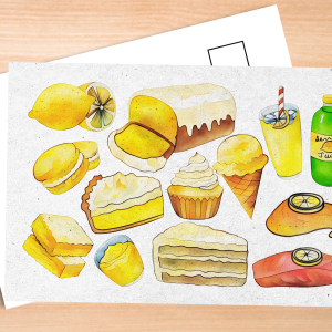 Lemon Foods Postcard